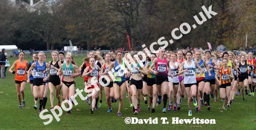 Start of the senior womens British Athletics Liverpool Challenge. Photo: David T. Hewitson/Sports for All Pics